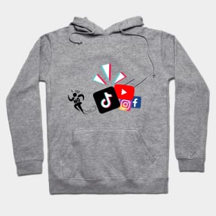 An Escape of social media addictive Hoodie